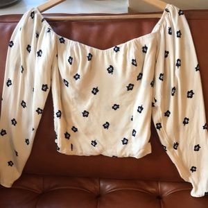 RARE Reformation Majorie top in Marin (SAMPLE)